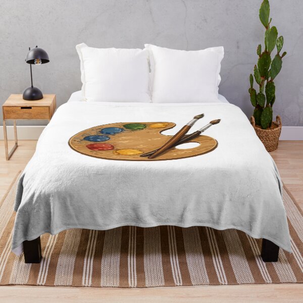 Item preview, Artist Paint Palette and Brushes designed and sold by RidaSalArt.