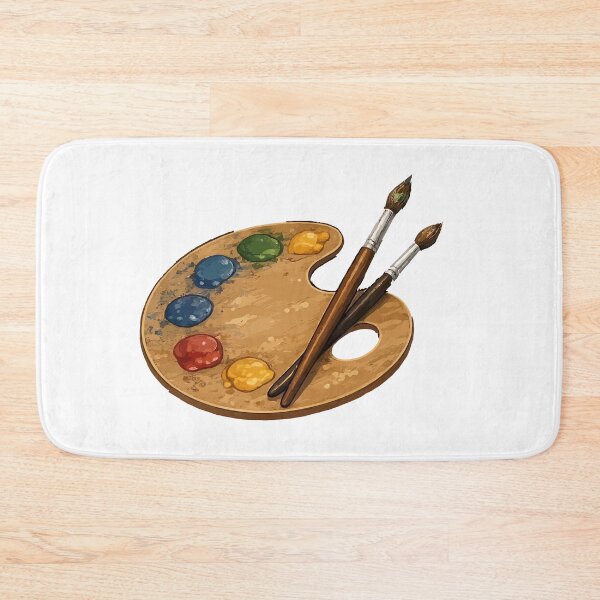 Item preview, Artist Paint Palette and Brushes designed and sold by RidaSalArt.