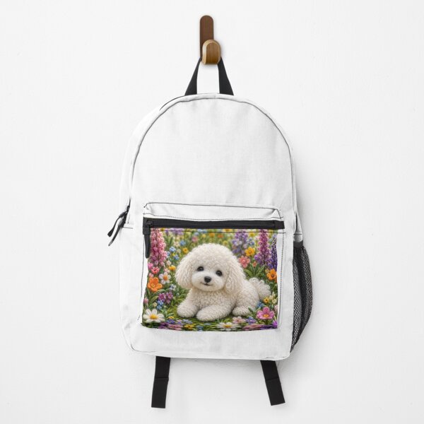 Item preview, Little dog in a field of flowers designed and sold by Galart58.