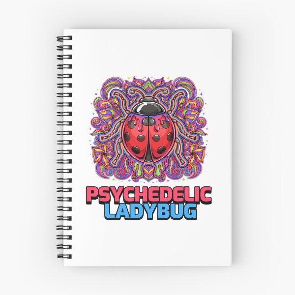 Item preview, Psychedelic Red Polka Dot Insect Swirls designed and sold by ColeLaniTrading.