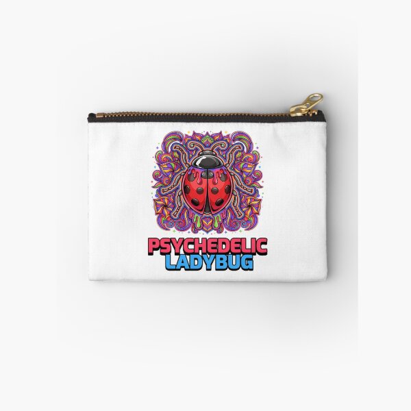 Item preview, Psychedelic Red Polka Dot Insect Swirls designed and sold by ColeLaniTrading.