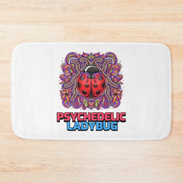 Item preview, Psychedelic Red Polka Dot Insect Swirls designed and sold by ColeLaniTrading.