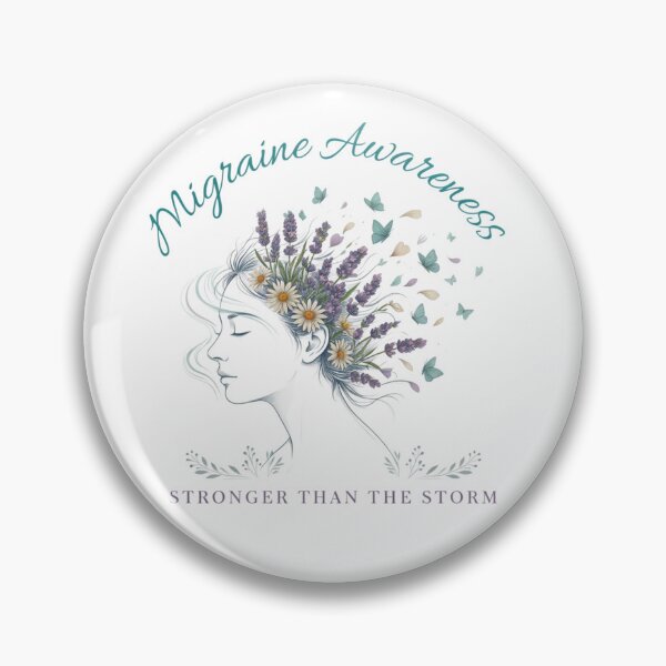 Item preview, Migraine Awareness designed and sold by ArcticFoxStudio.