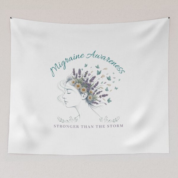 Item preview, Migraine Awareness designed and sold by ArcticFoxStudio.