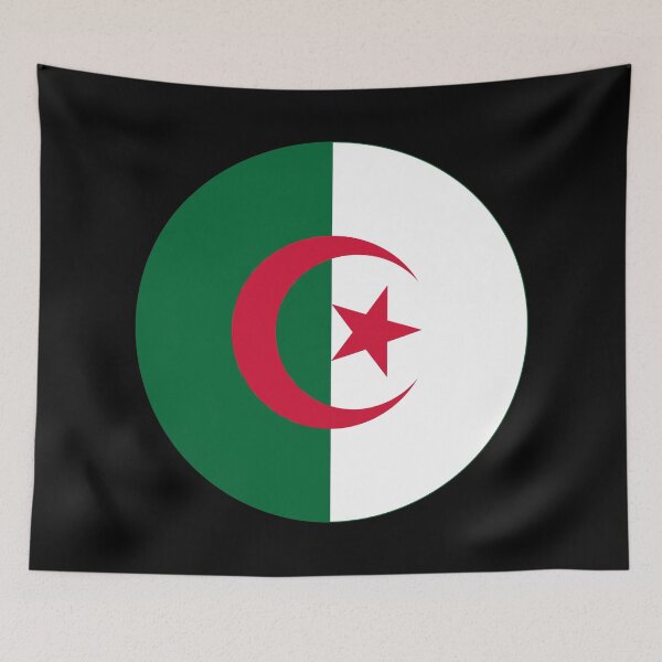 Item preview, Round Algeria Flag Icon | Circular Algerian Flag Button Element designed and sold by NTGUILTY.