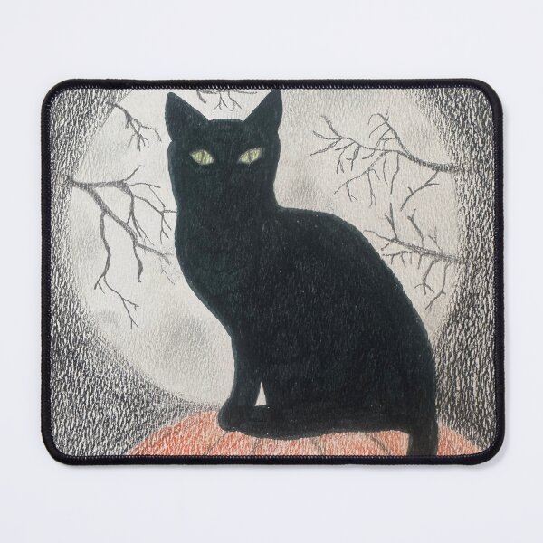 Item preview, Black Cat Sitting on Pumpkin designed and sold by mimis-xo.