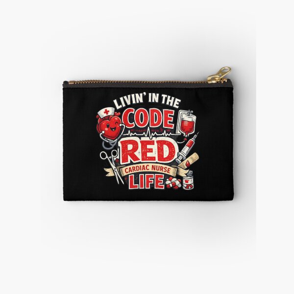 Item preview, Livin' in the Code Red Cardiac Nurse Life - Funny Cardiac Nursing designed and sold by SidTastic .