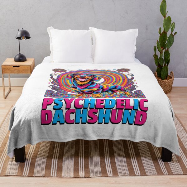 Item preview, Psychedelic Dachshund Dog Swirling Abstract Pet designed and sold by ColeLaniTrading.