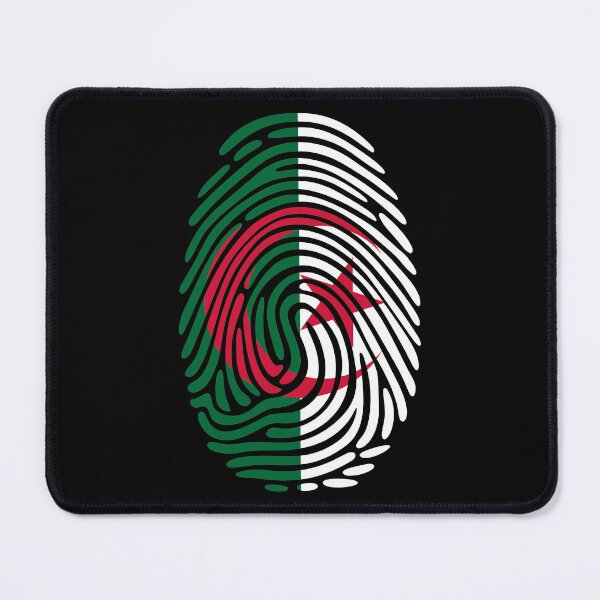 Item preview, Algeria Flag Fingerprint Identity | Algerian DNA Heritage Graphic designed and sold by NTGUILTY.