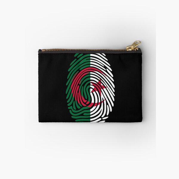 Item preview, Algeria Flag Fingerprint Identity | Algerian DNA Heritage Graphic designed and sold by NTGUILTY.