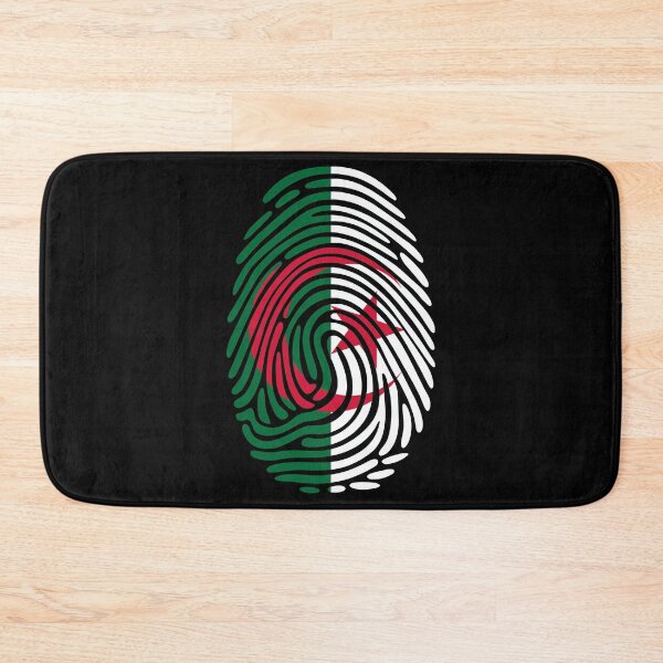 Item preview, Algeria Flag Fingerprint Identity | Algerian DNA Heritage Graphic designed and sold by NTGUILTY.