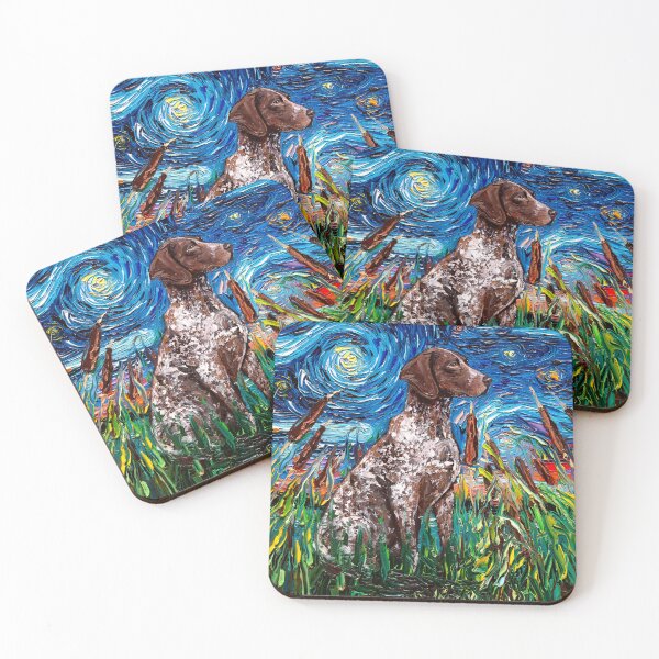 Item preview, German Short Hair Pointer Night designed and sold by AjaTrier.