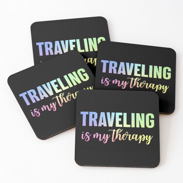 Item preview, Traveling is My Therapy Travel Lover Gift for Women designed and sold by ScienceCorner.