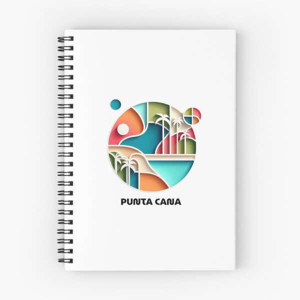 Item preview, Punta Cana Dominican Republic Travel Poster - Abstract Tropical Beach Art designed and sold by OzzFrequency.