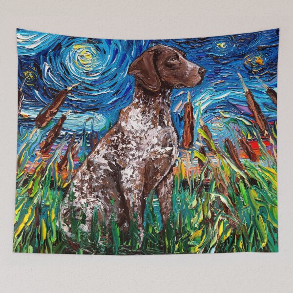 Item preview, German Short Hair Pointer Night designed and sold by AjaTrier.