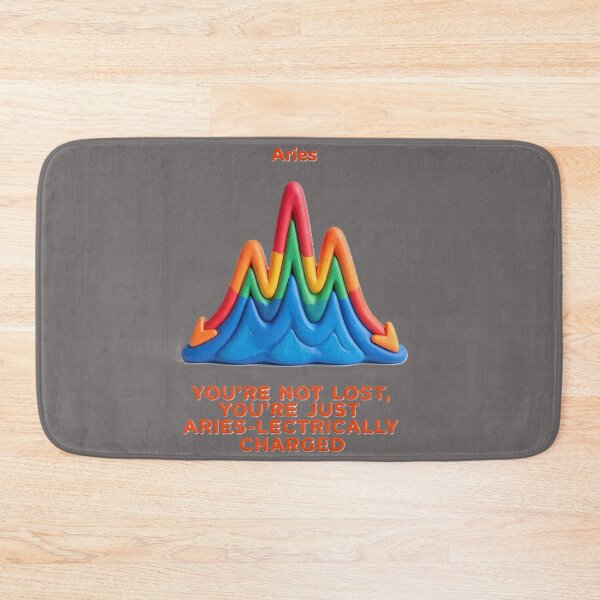 Item preview, Aries You're Not Lost colorful typographic funny zodiac design designed and sold by SmashingDeals.