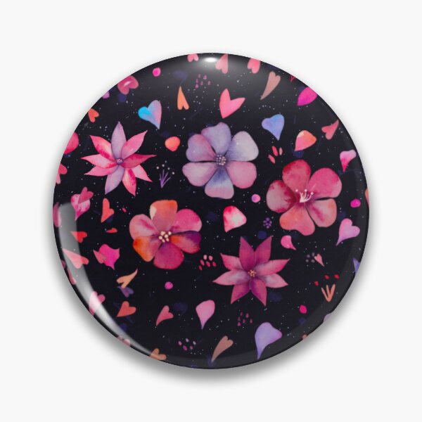Item preview, Black Floral Hearts designed and sold by Sukilopi.