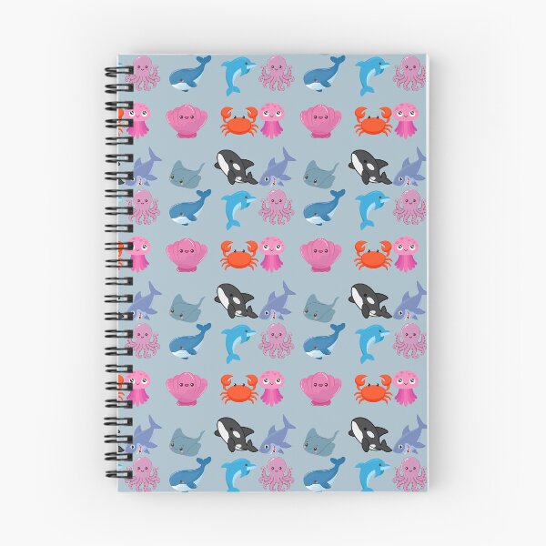 Item preview, Cute Kawaii Sea Animals Cartoon Chibi Ocean Character Collection Sea Creature Ocean Aesthetic designed and sold by Art IN Pack.