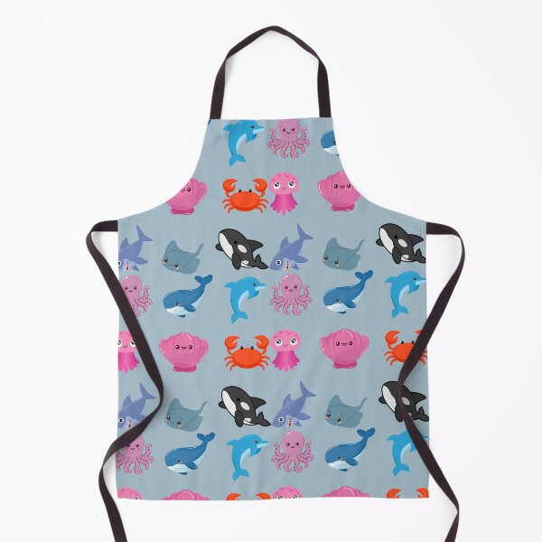 Item preview, Cute Kawaii Sea Animals Cartoon Chibi Ocean Character Collection Sea Creature Ocean Aesthetic designed and sold by Art IN Pack.