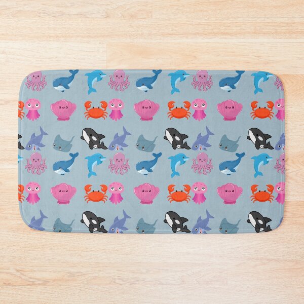 Item preview, Cute Kawaii Sea Animals Cartoon Chibi Ocean Character Collection Sea Creature Ocean Aesthetic designed and sold by Art IN Pack.