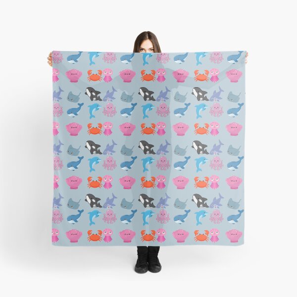 Item preview, Cute Kawaii Sea Animals Cartoon Chibi Ocean Character Collection Sea Creature Ocean Aesthetic designed and sold by Art IN Pack.