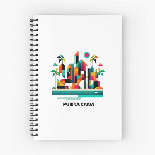 Item preview, Punta Cana Dominican Republic Travel Poster - Abstract Tropical Beach Art designed and sold by OzzFrequency.