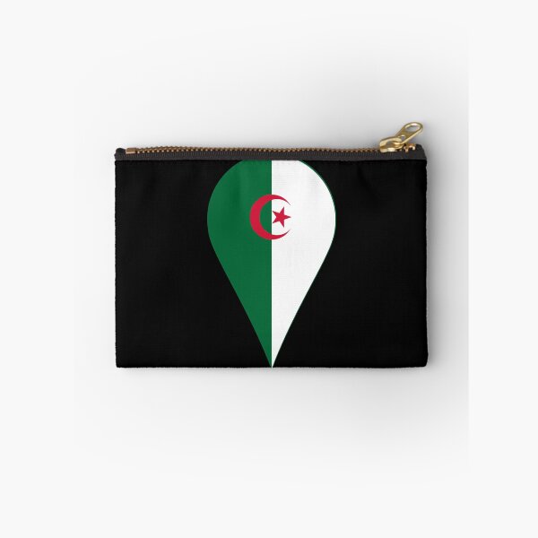 Item preview, Algeria Flag Location Pin Map Marker | Algerian Destination GPS Icon designed and sold by NTGUILTY.