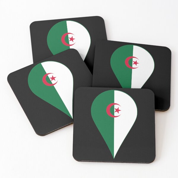 Artikelvorschau, Standortmarkierung für die Flagge Algeriens | GPS-Symbol für Algerien entworfen und verkauft von NTGUILTY.