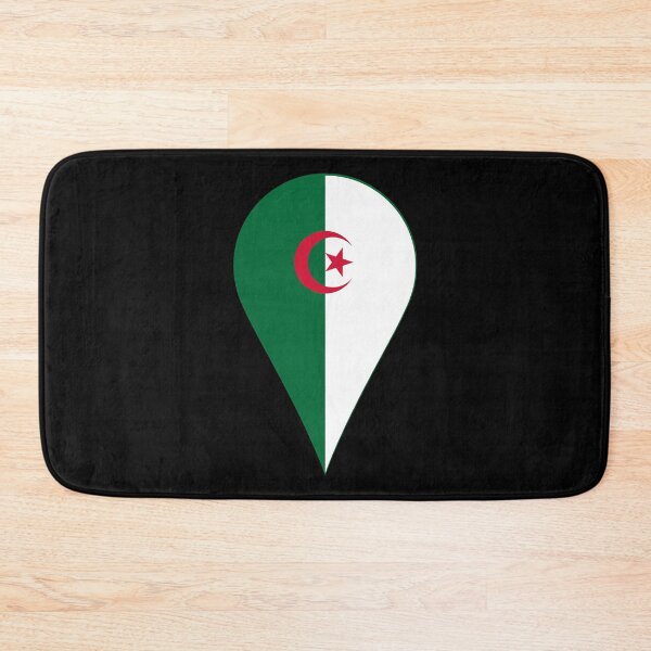 Item preview, Algeria Flag Location Pin Map Marker | Algerian Destination GPS Icon designed and sold by NTGUILTY.
