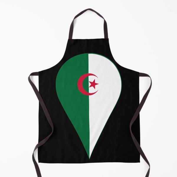 Item preview, Algeria Flag Location Pin Map Marker | Algerian Destination GPS Icon designed and sold by NTGUILTY.