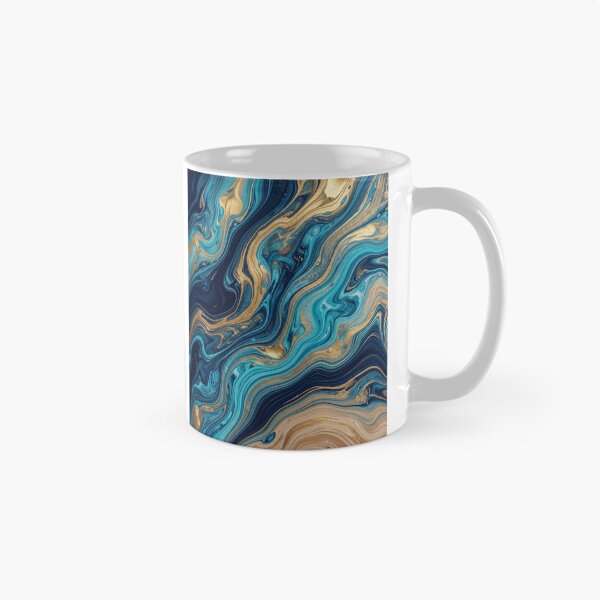 Item preview, Mid-Century Modern Abstract Geometric Shapes - Teal & Terracotta designed and sold by OddlySticky.