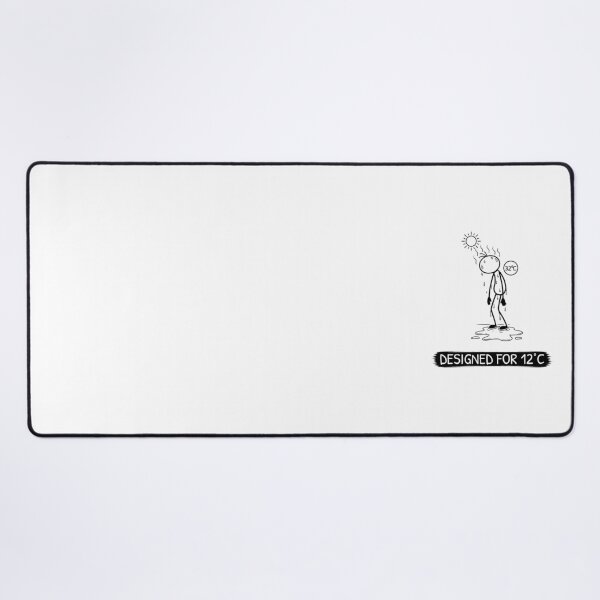 Item preview, Funny Hot Weather T-Shirt | Designed For 12°C | Summer Humour | Minimalist Stick Figure designed and sold by Pebl-Co.
