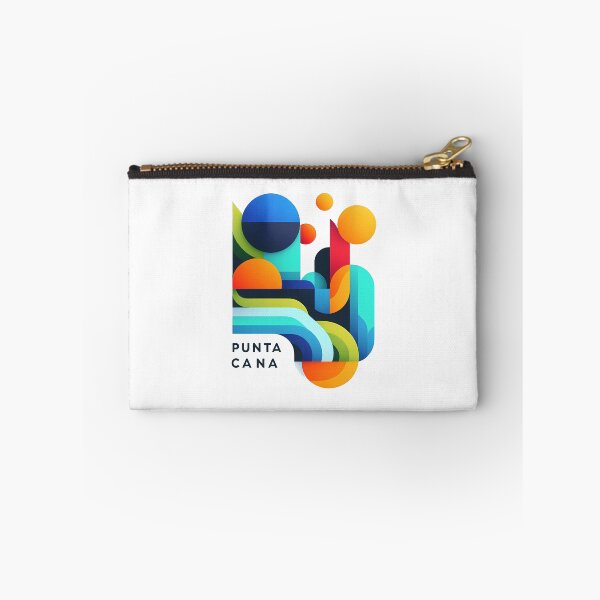Item preview, Punta Cana Dominican Republic Travel Poster - Abstract Tropical Beach Art designed and sold by OzzFrequency.