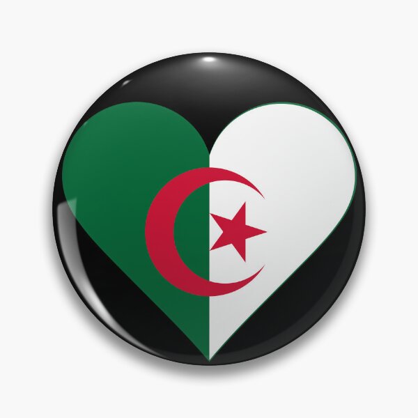 Item preview, Algeria Heart Flag Graphic | I Love Algeria Patriotic Symbol designed and sold by NTGUILTY.