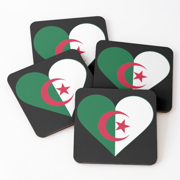 Item preview, Algeria Heart Flag Graphic | I Love Algeria Patriotic Symbol designed and sold by NTGUILTY.