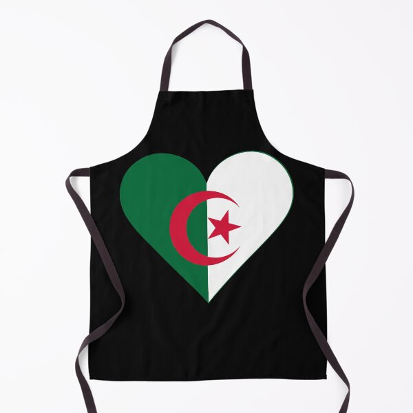Artikelvorschau, Algerien-Herzflaggen-Grafik | Patriotisches Symbol „Ich liebe Algerien“ entworfen und verkauft von NTGUILTY.