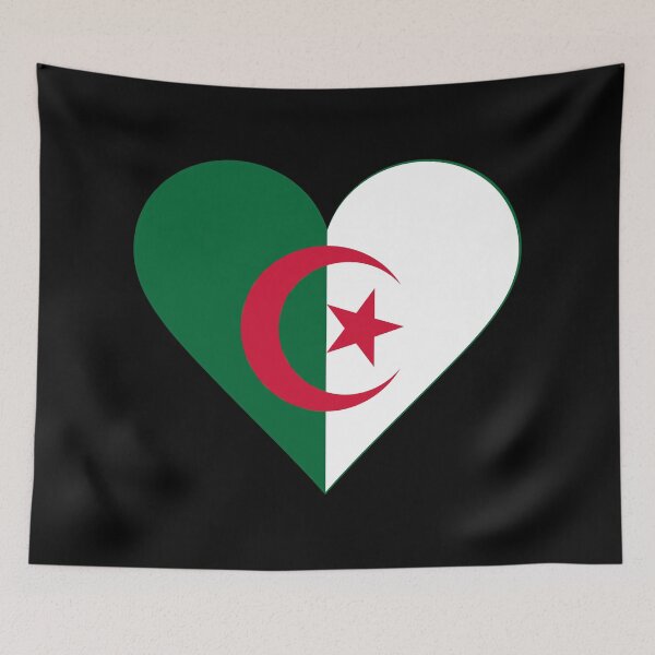 Item preview, Algeria Heart Flag Graphic | I Love Algeria Patriotic Symbol designed and sold by NTGUILTY.