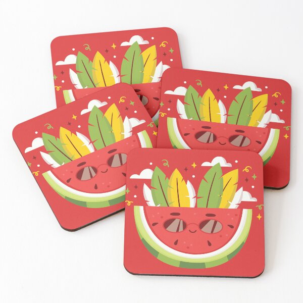 Item preview, Smiling Watermelon Cartoon designed and sold by hm-printable.