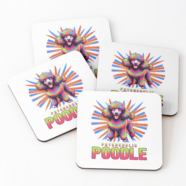 Item preview, Psychedelic Poodle Colorful Dog Pet Owner Graphic designed and sold by ColeLaniTrading.