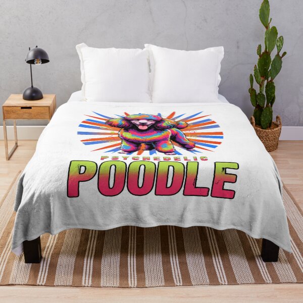 Item preview, Psychedelic Poodle Colorful Dog Pet Owner Graphic designed and sold by ColeLaniTrading.