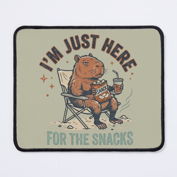 Item preview, I'm Just Here for the Snacks designed and sold by WesWay.