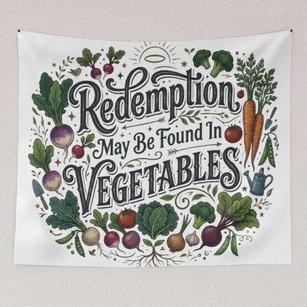 Item preview, Redemption In Vegetables in Vintage Botanical Art. designed and sold by The Third House.