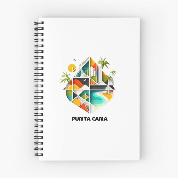 Item preview, Punta Cana Dominican Republic Travel Poster - Abstract Tropical Beach Art designed and sold by OzzFrequency.
