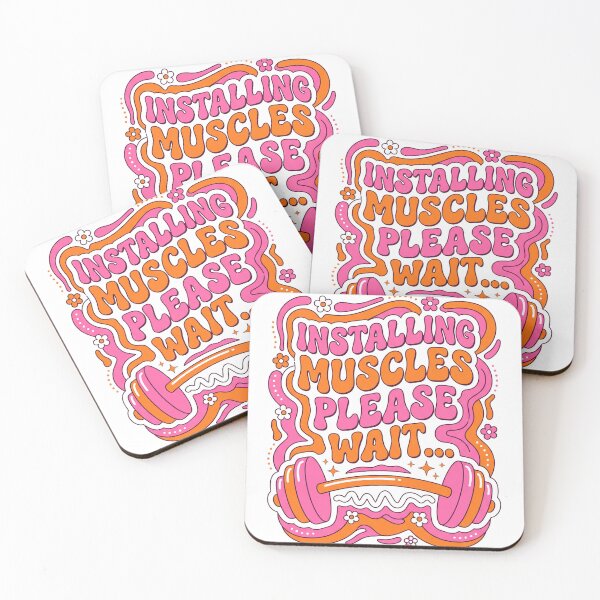 Item preview, Installing Muscles Please Wait Retro designed and sold by Soren Graft.