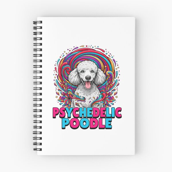 Item preview, Psychedelic Poodle Dog Colorful Swirls Graphic designed and sold by ColeLaniTrading.