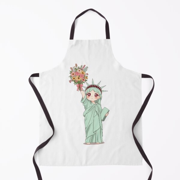 Item preview, Statue of Liberty with a bouquet of flowers  designed and sold by uunaa.