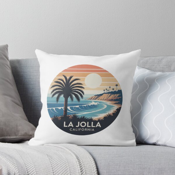 Item preview, La Jolla California: Sunset Palm Circle designed and sold by CircinusStore.
