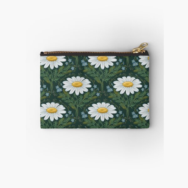 Item preview, White daisies seamless pattern designed and sold by and-creative2.