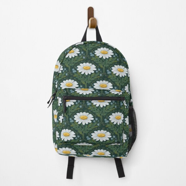 Item preview, White daisies seamless pattern designed and sold by and-creative2.