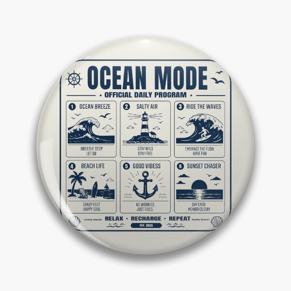 Item preview, Ocean Mode Daily Summer Print designed and sold by tviyluv.